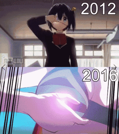 2012年和2016年动画的进步