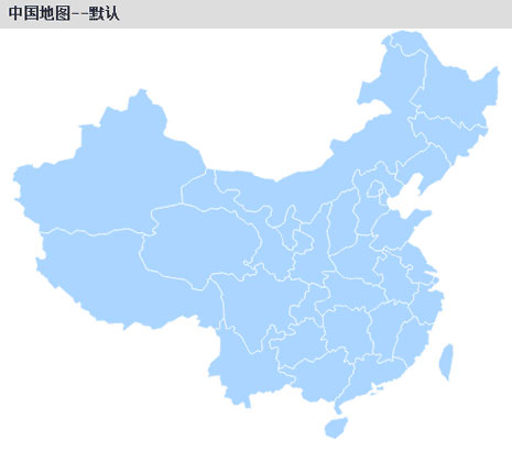 jQuery svg地图插件自定义数据的中国地图网页特效