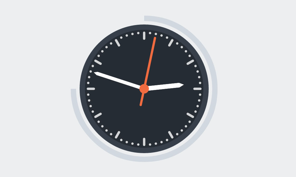 纯CSS3实现超炫动感圆盘时钟效果
