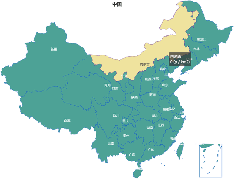 Echarts中国地图二级联动
