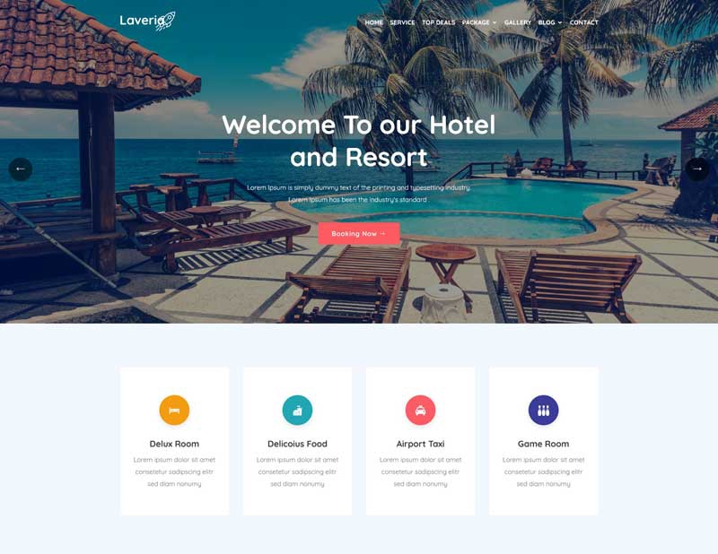酒店旅游团购服务介绍单页模板